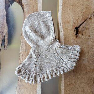 Misha and Puff 2-4Y Hood Color Alabaster WOOL